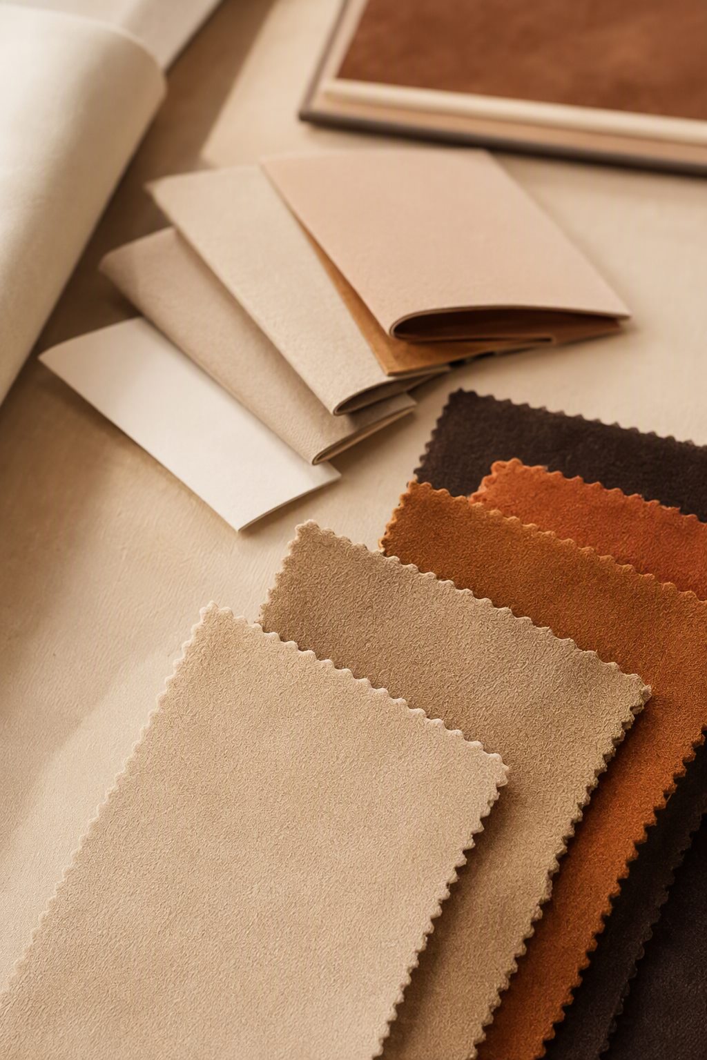 Suede swatch sample